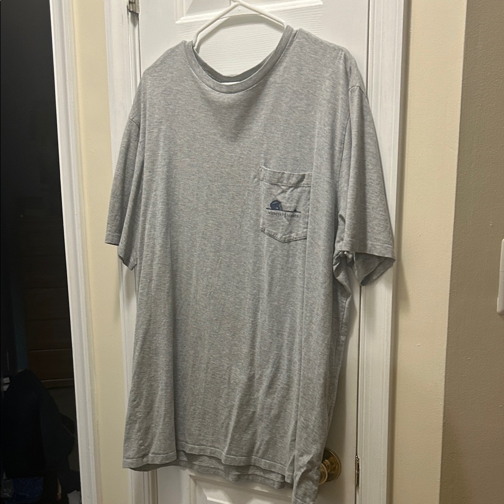 Vineyard Vines Light Gray Short Sleeve Tee